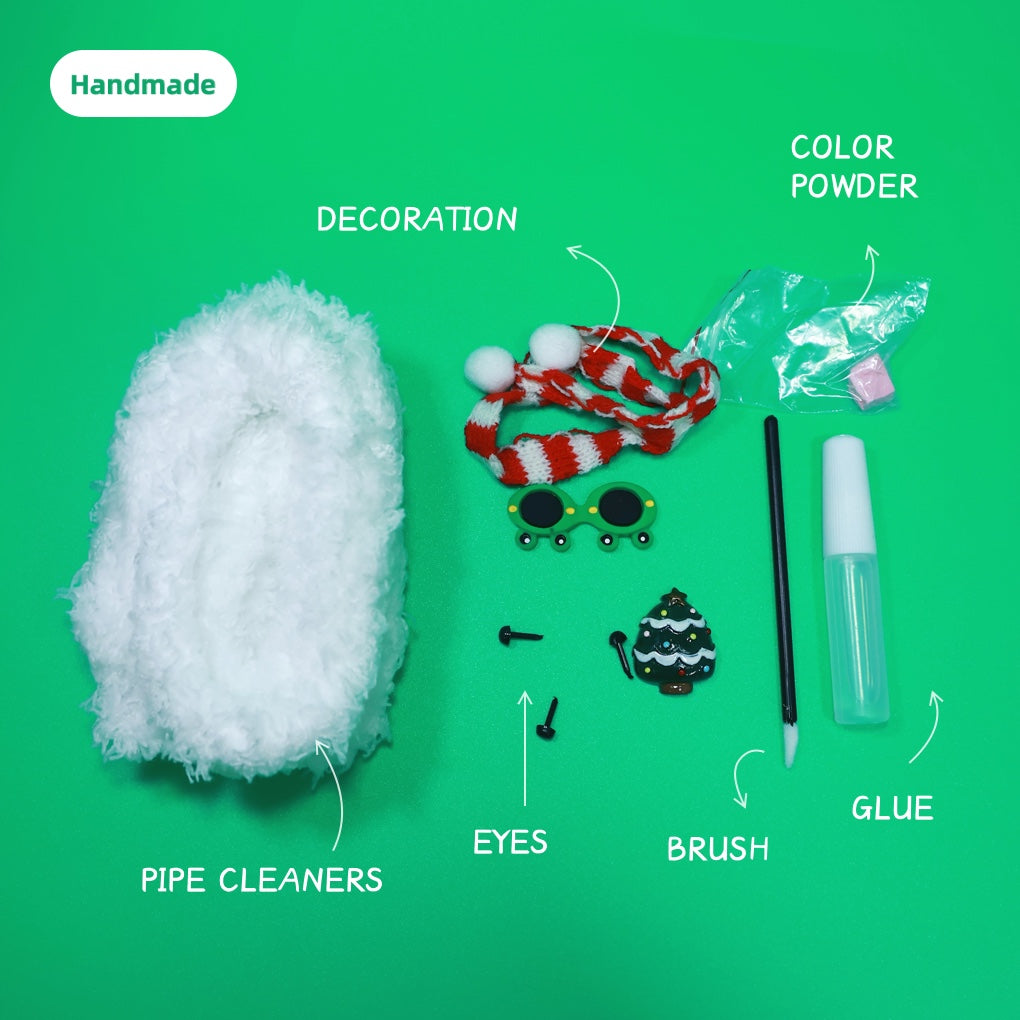 Christmas Froggy Puppy: Finished Product & DIY Craft Kit