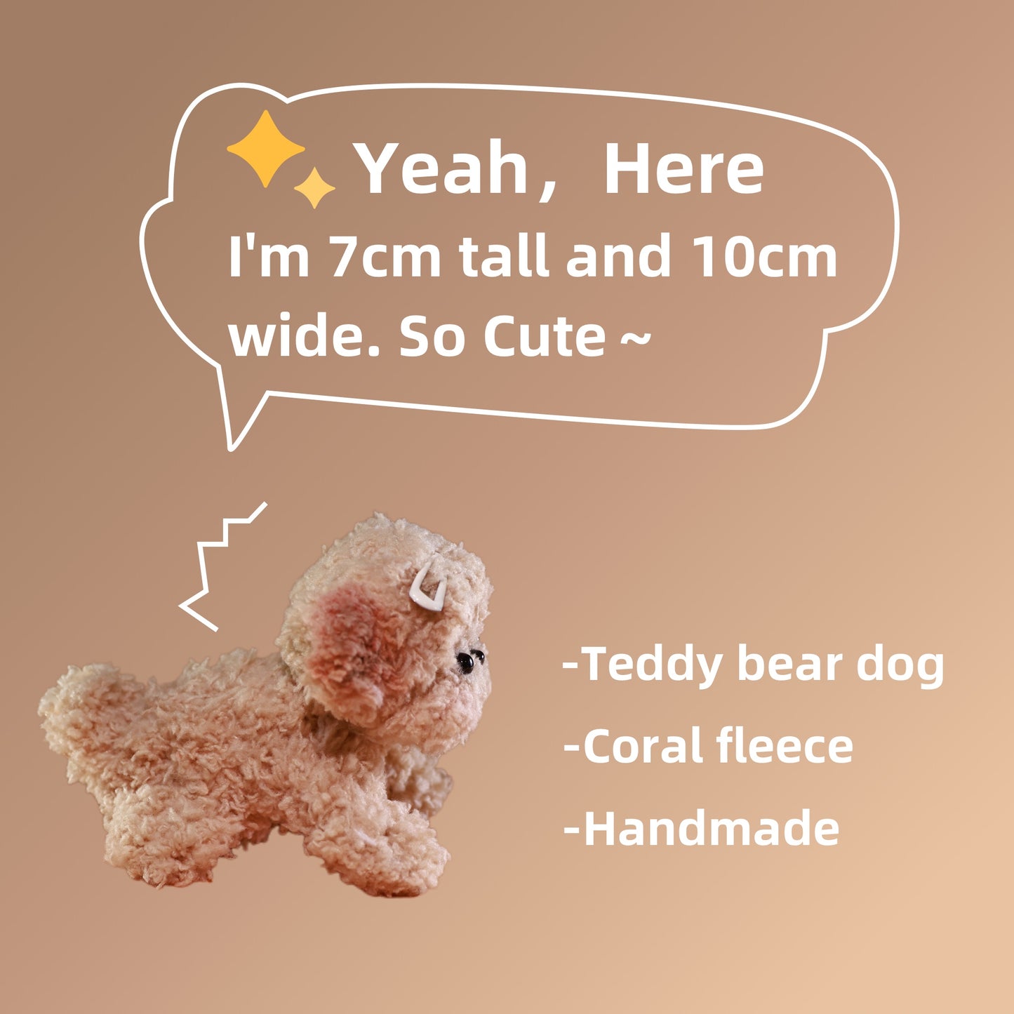 Goldie Clip Pup: Finished Product & DIY Craft Kit